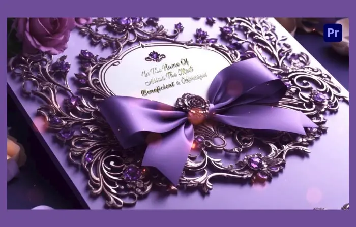 Muslim Wedding Invitation Captivating 3D Slideshow